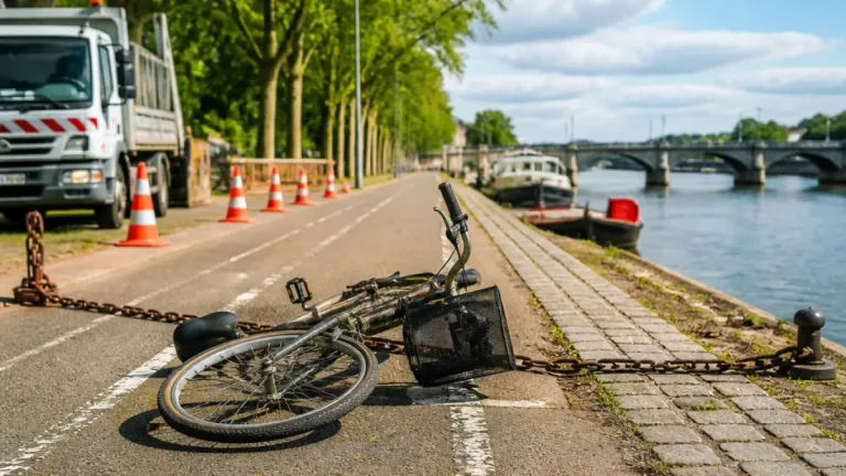 Accident à vélo à Angers : le Conseil d'État reconnaît la faute du cycliste et engage la responsabilité de la commune