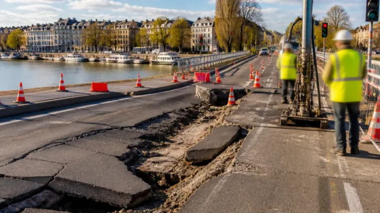 Affaissement sur le pont entre Maisons-Laffitte et Sartrouville : circulation alternée et investigations en cours