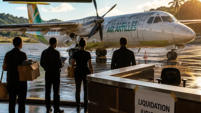 Air Antilles liquidée : 116 salariés contraints de rebâtir leur avenir professionnel