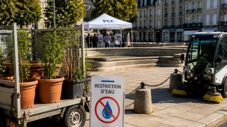Alençon active son plan de crise et restreint des services pour faire face à la sécheresse