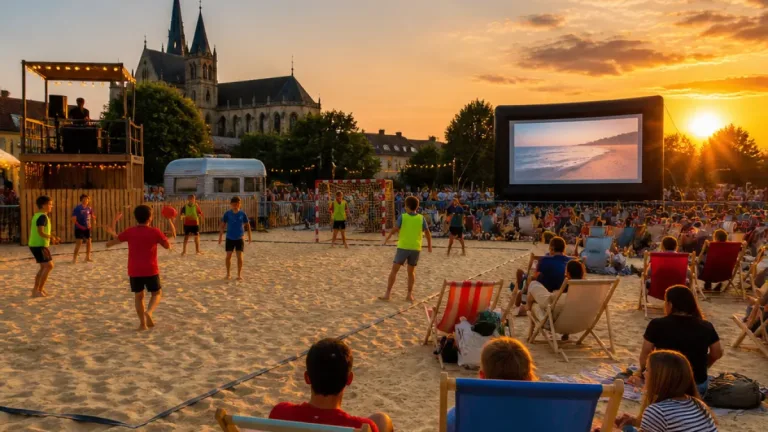 Alençon : animations, beach handball et cinéma en plein air ce jeudi à Alençon plage