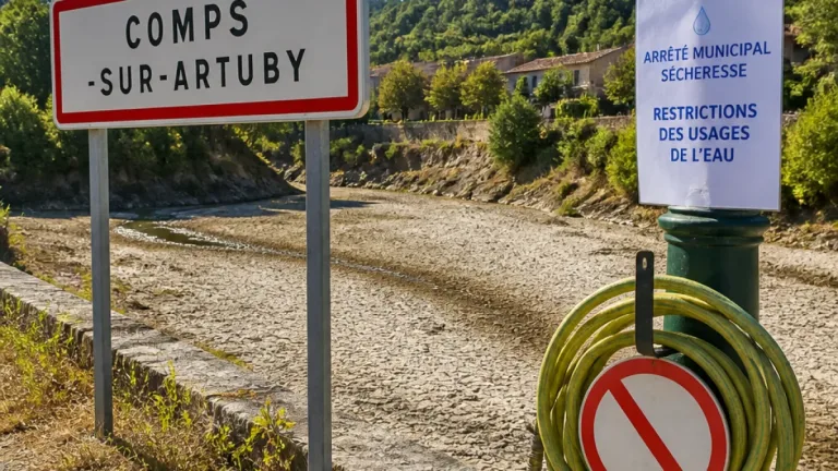 Alerte sécheresse dans le haut-Var : neuf communes soumises à des restrictions jusqu’à octobre