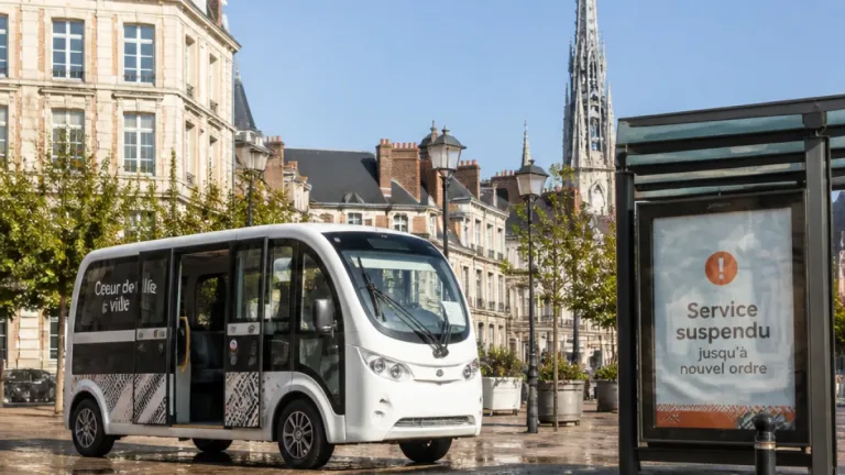 Amiens : la navette gratuite « Cœur de ville » suspendue l’après‑midi en raison de la canicule