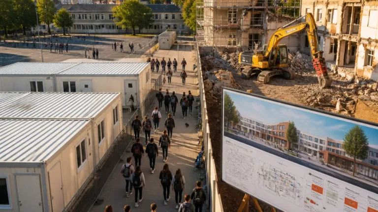 Amiens : le collège Rosa-Parks entame deux ans de travaux, 470 élèves déplacés