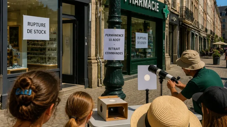 Arras : pénurie de lunettes pour l’éclipse du 12 août, solutions locales et consignes de sécurité