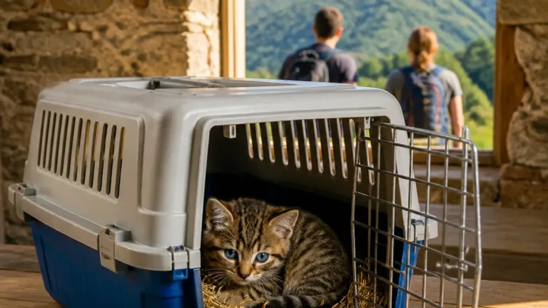Aux portes du Baïgura, des randonneurs s'occupent d'un chat forestier, espèce protégée et rarissime