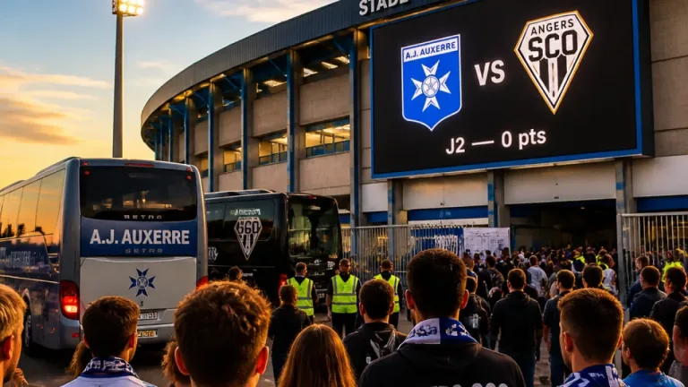 Auxerre reçoit Angers à l'Abbé-Deschamps : premiers points et réactions attendus