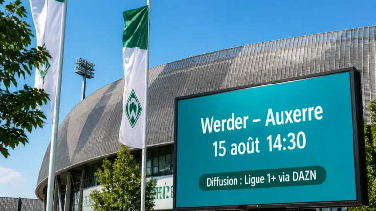 Auxerre se déplace à Brême : date, heure et diffusion du match amical contre le Werder
