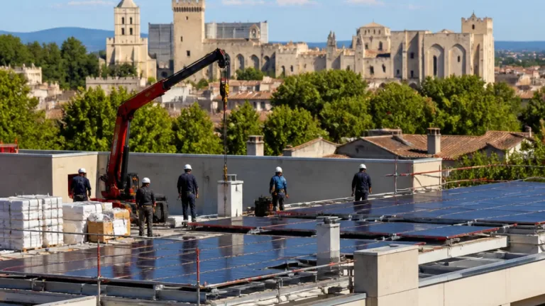 Avignon : du photovoltaïque prévu sur le toit du collège Tavan