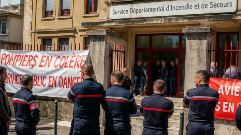 Avignon : mobilisation des sapeurs-pompiers, le président du Sdis reçu par les syndicats