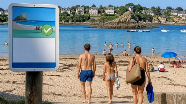 Baignade rouverte à Lancieux : fin de l’arrêté après analyses de l’ARS sur deux plages