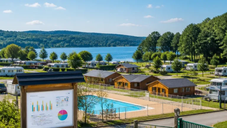 Belfort : le camping de l’étang des Forges, fréquentation et recettes détaillées pour 2025