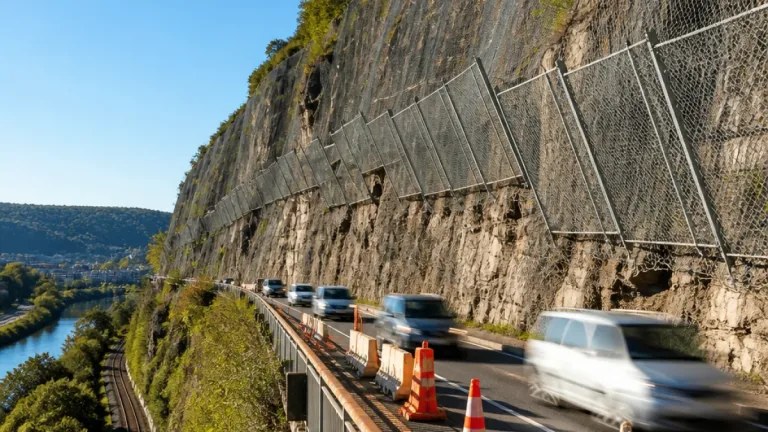 Besançon : poursuite des travaux de sécurisation de la Côte de Morre, un axe routier stratégique