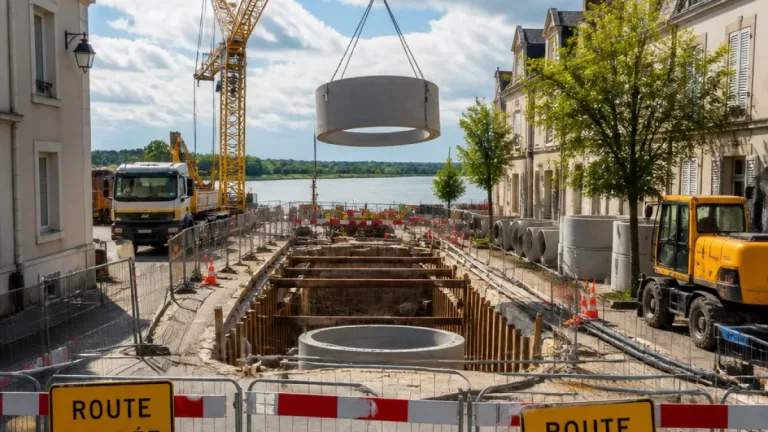 Blois : Agglopolys lance un bassin souterrain de 9 000 m³ pour protéger la Loire