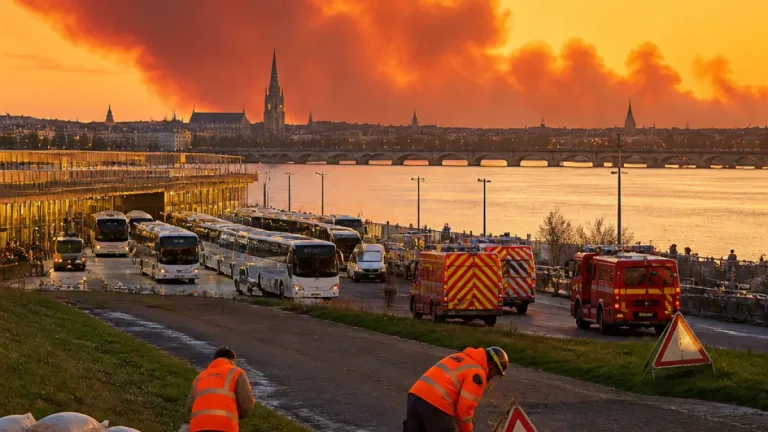 Bordeaux face au mégafeu de Gironde : l'incendie signalé à 15 km, la ville maintient la vigilance