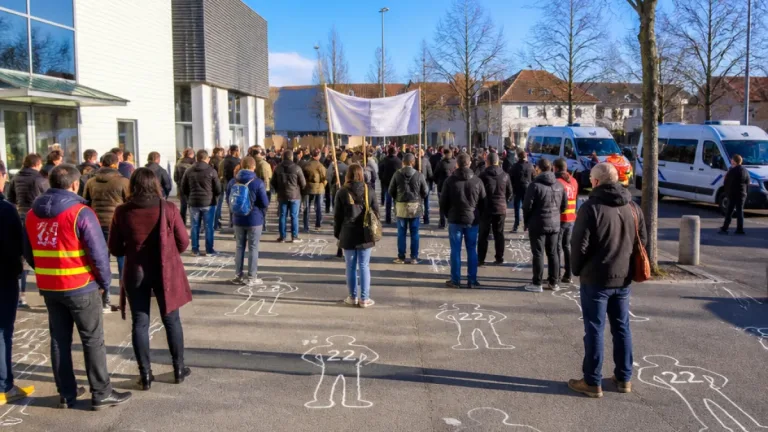 Bourg-en-Bresse : 120 personnes manifestent contre la « présomption d’usage légitime des armes »