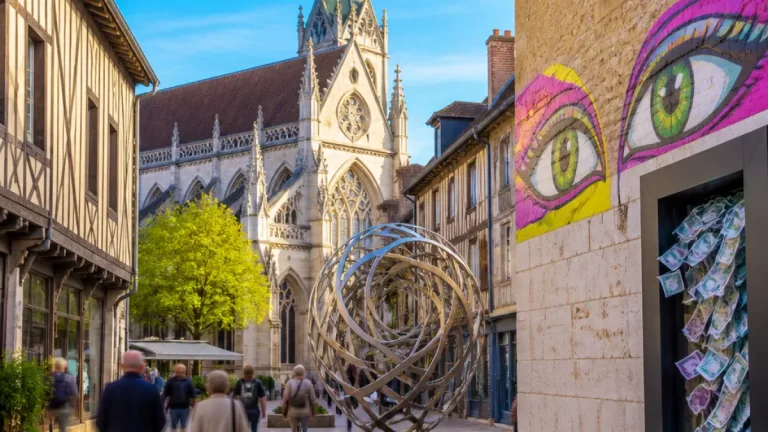 Bourg-en-Bresse métamorphosée par la ZOA : une biennale d'art contemporain à ciel ouvert