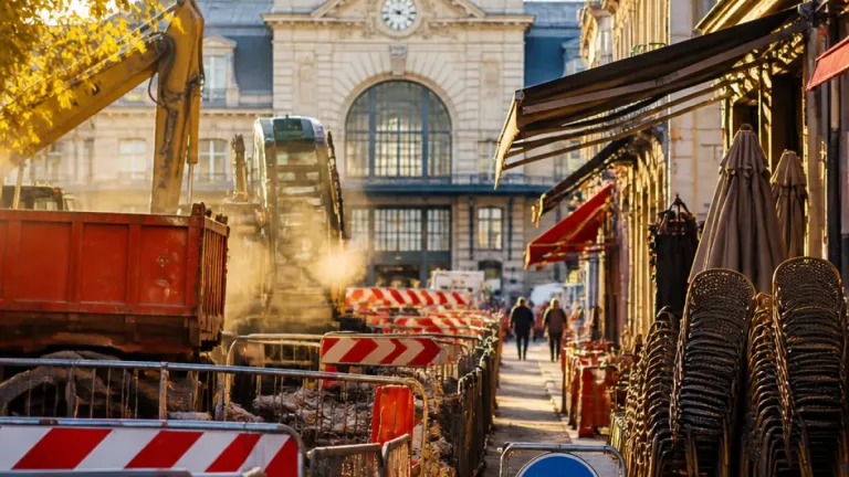 Bourges : les commerçants de la gare subissent une baisse de fréquentation liée aux travaux