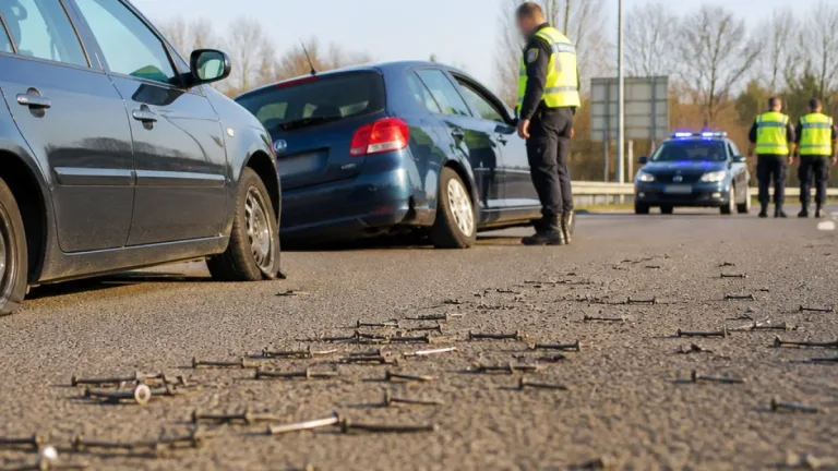 Caen : des clous lancés sur le périphérique sud provoquent plusieurs crevaisons