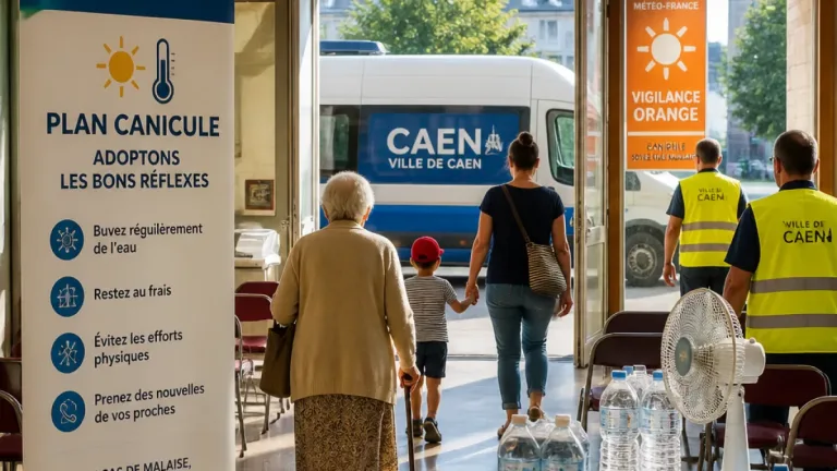 Canicule à Caen : la ville active son dispositif pour protéger les plus vulnérables