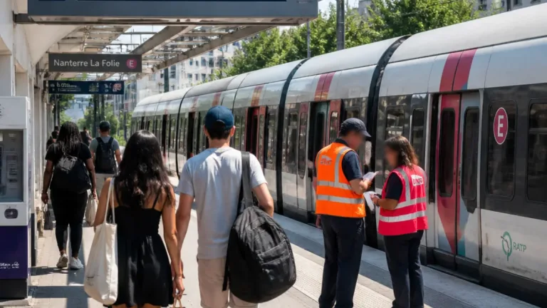 Canicule : circulation fortement ralentie du RER E à Nanterre, un train sur deux limité
