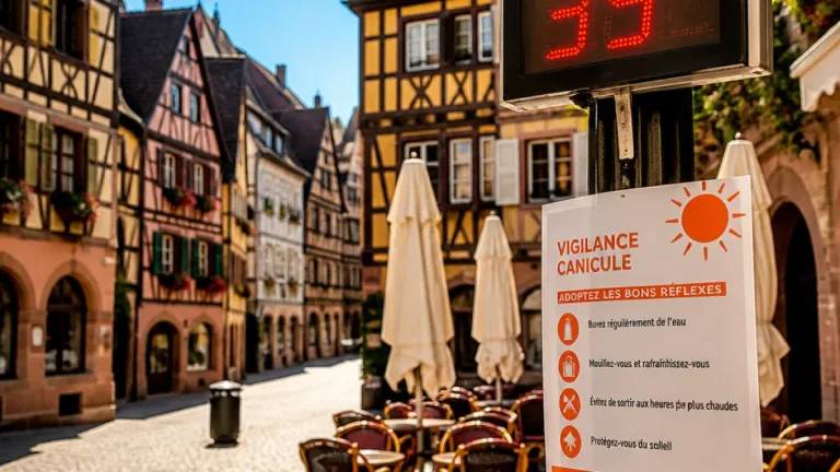 Canicule : Colmar touchée par des pointes à 39 °C, la vigilance santé reste de mise