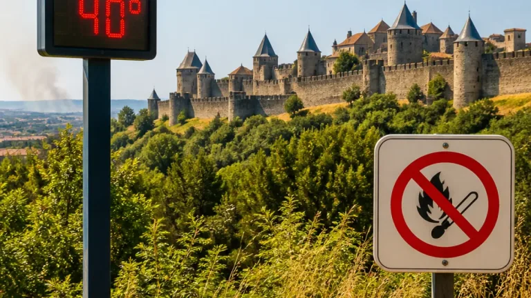 Canicule dans l'Aude : vigilance orange, 40 °C possibles et risque élevé d'incendie