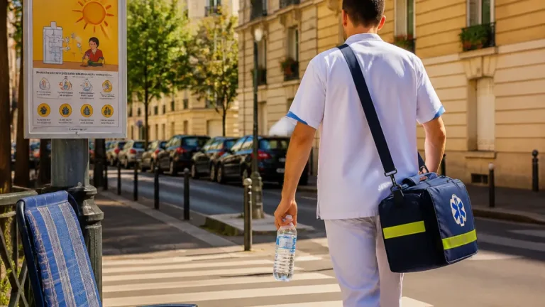 Canicule dans les Hauts-de-Seine : un infirmier libéral alerte sur la vulnérabilité des patients à domicile