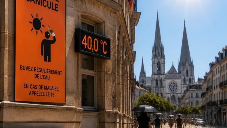 Canicule en Eure‑et‑Loir : des records mensuels battus à Chartres et Châteaudun, le département en vigilance orange