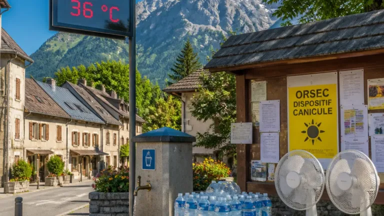 Canicule en Haute‑Savoie : vigilance orange activée samedi, jusqu’à 36 °C attendus