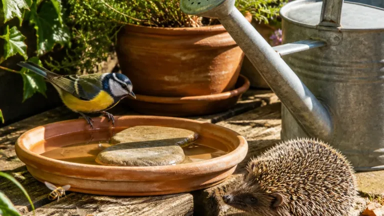 Canicule : installer un abreuvoir peut sauver oiseaux et petits animaux