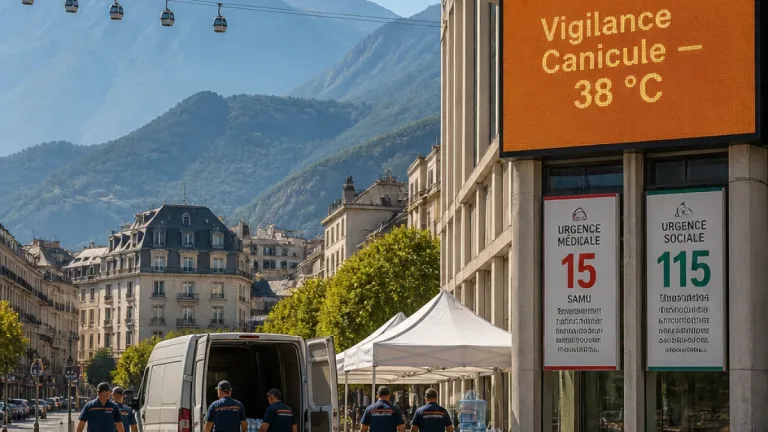 Canicule : l’Isère placé en vigilance orange à partir de samedi, jusqu’à 38 °C attendus