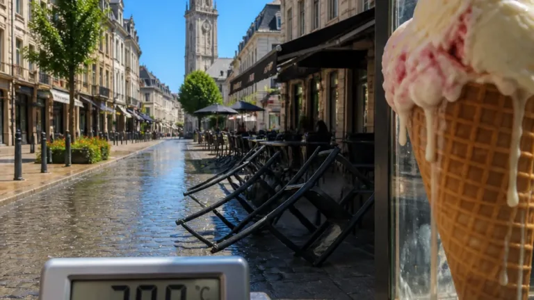 Canicule record dans le Pas‑de‑Calais : Douai atteint 38,9 °C, un pic historique en août
