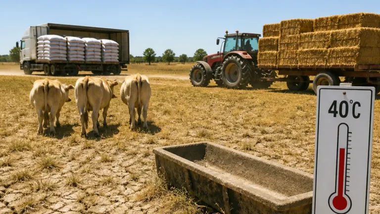 Canicules 2026 : les éleveurs de Charente-Maritime contraints de réduire cheptel et production