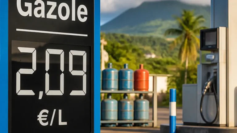 Carburants : le gazole bondit de 16 centimes en Guadeloupe au 1er septembre