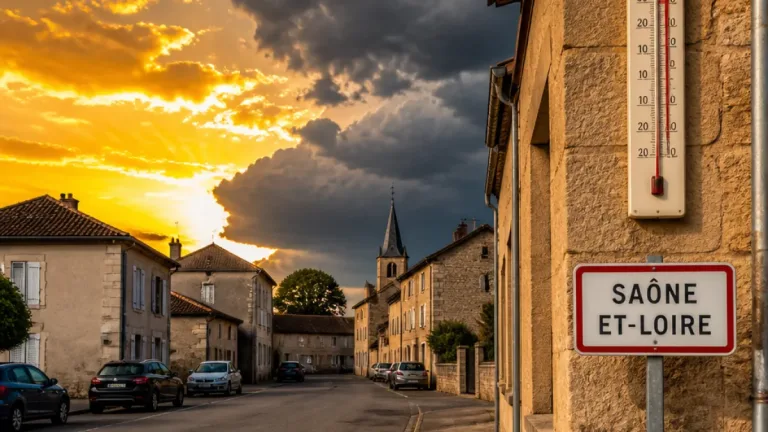 Chaleur persistante en Saône‑et‑Loire, vigilance jaune aux orages dans la nuit de dimanche à lundi