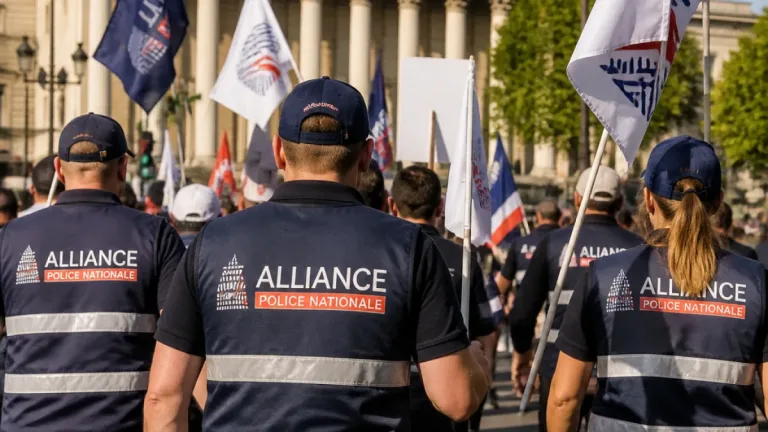 Châteauroux : une quinzaine de policiers mobilisés à Paris pour réclamer davantage de moyens