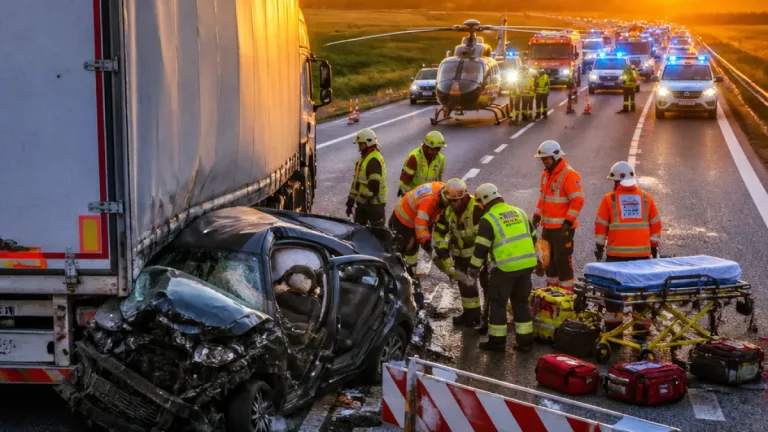 Collision sur l’A36 à Éteimbes : deux mineures grièvement blessées, l’une évacuée en hélicoptère