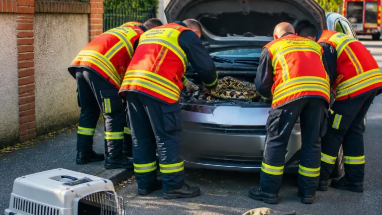 Colomiers : un boa de 1,50 m retrouvé caché dans le moteur d'une voiture