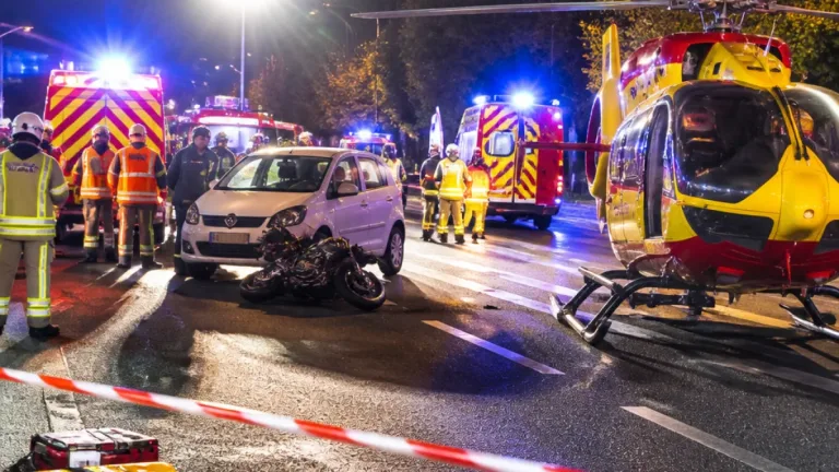 Corbeil-Essonnes : un motard grièvement blessé héliporté après une collision rue Montconseil