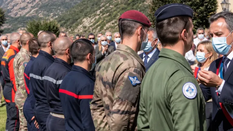 Corte rend hommage aux sauveteurs mobilisés lors de l’incendie de la vallée de la Restonica