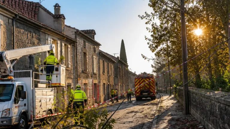 Coup de vent dans le Gard rhodanien : près de 260 foyers toujours privés d’électricité