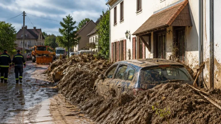 Dans l’Eure, une coulée de boue endommage maisons et un restaurant près de Fatouville-Grestain