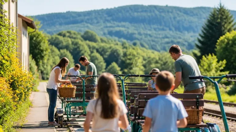 Dans le Morvan, le vélorail séduit les familles et redonne vie à une ancienne ligne SNCF