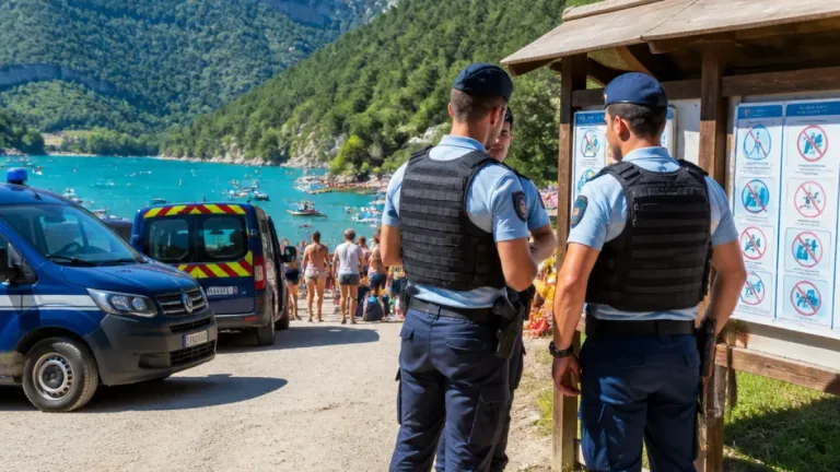 Dans le Verdon, plus d’un million de visiteurs et des renforts de gendarmerie pour l’été