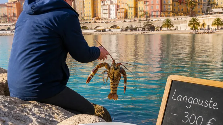 Dans les Alpes‑Maritimes, un militant achète une langouste vivante et la relâche en mer