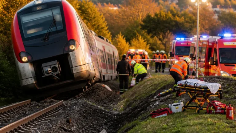 Déraillement près de Rouen : 44 blessés, l'enquête « n’exclut aucune piste » selon le ministre