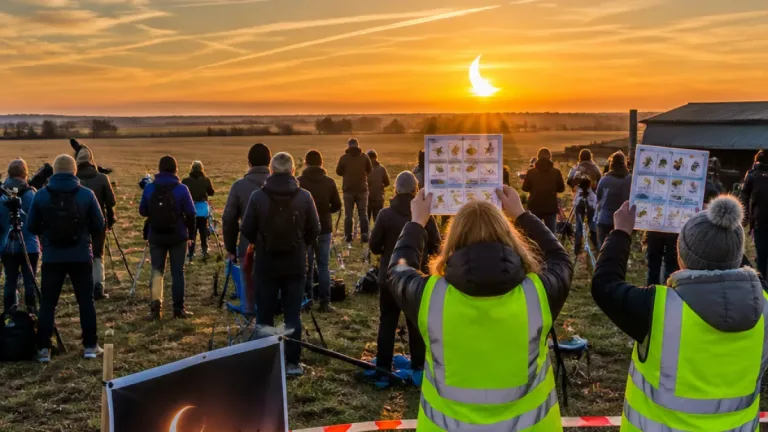 Des milliers de Charentais rassemblés pour observer l’éclipse, un moment « suspendu »