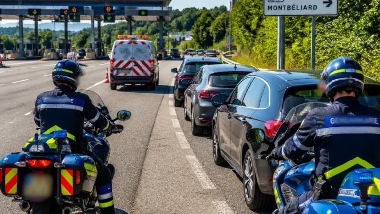 Doubs : une famille britannique interpellée après six mois de franchissements de péage sans paiement