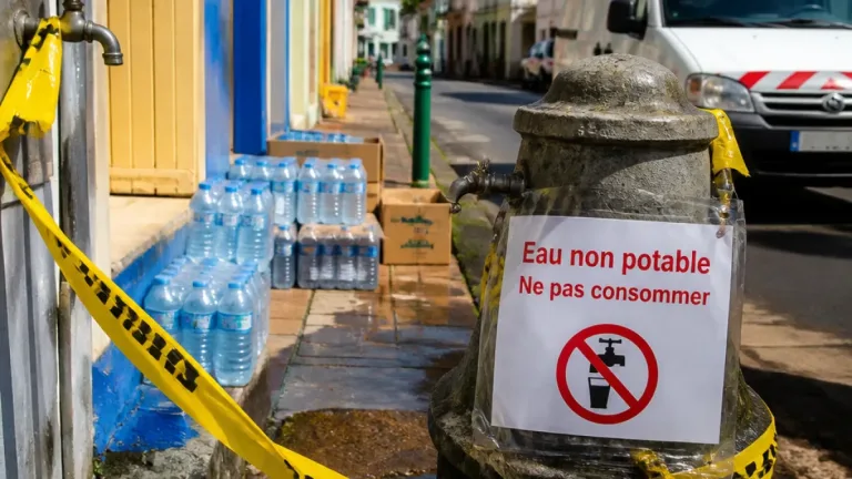 Eau non potable à Basse-Terre : interdiction de consommation dans plusieurs quartiers